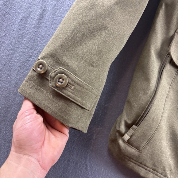 LL Bean Jacket Mens L Green Tek 3-in-1 All Season Parka Hooded Primaloft 284416* - Picture 10 of 14